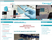 Tablet Screenshot of chromtech.de
