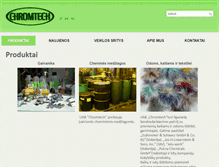 Tablet Screenshot of chromtech.lt
